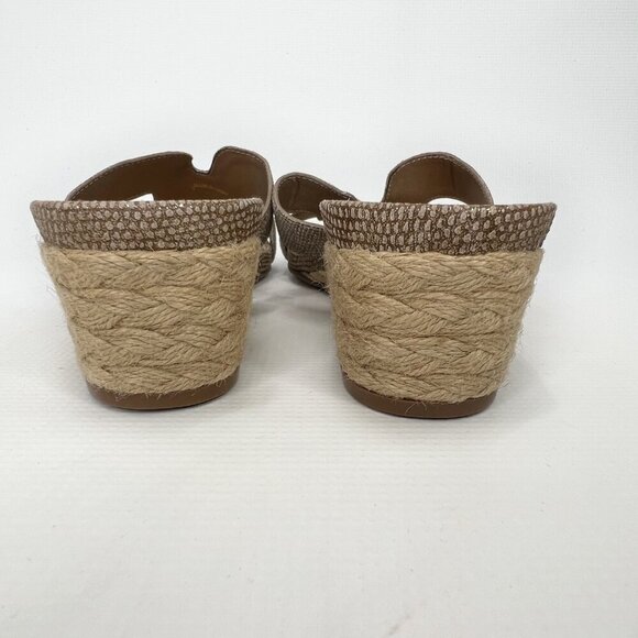 VANELI Open Toe Cork Jute Wedge Sandals 11 M - Picture 5 of 8
